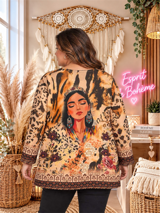 Veste Camel tendance moderne