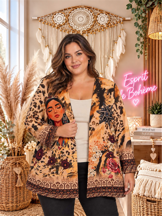 Veste Camel tendance moderne
