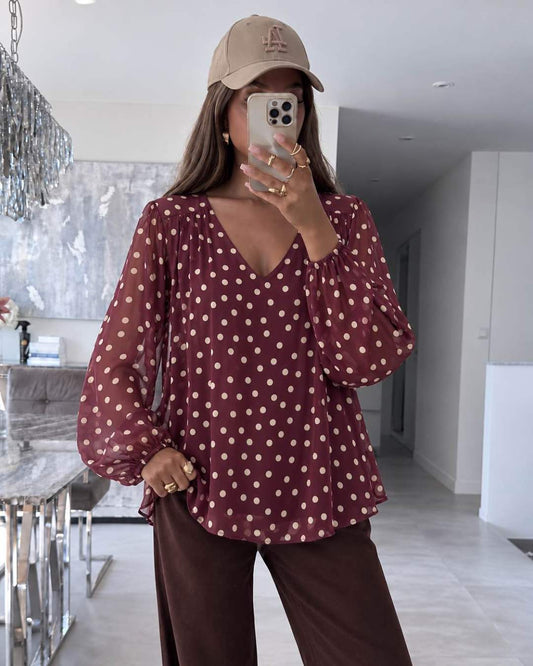 Blouse Pois